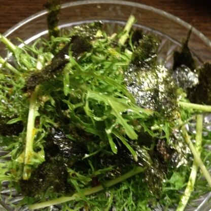 辛子水菜で作ってみました(^_^)今度は、普通の水菜でリピしたいですo(^▽^)o美味しかったです